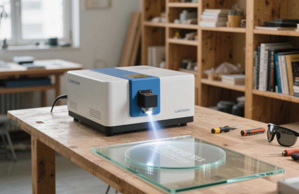 激光打標機在玻璃制品上進行打標，有哪些需要注意的？